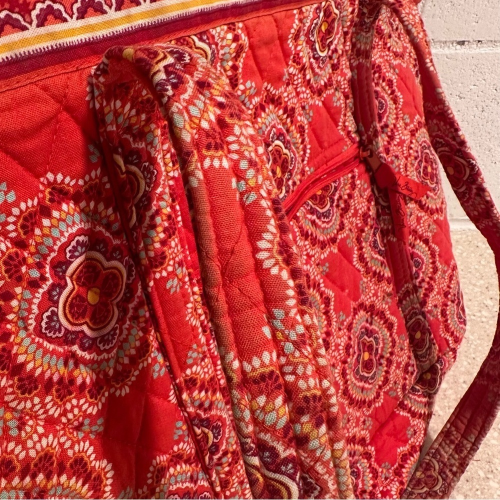 Vera Bradley Villager Toggle Closure 2 Pockets, Paprika, Large Tote Shoulder Bag - Picture 7 of 15